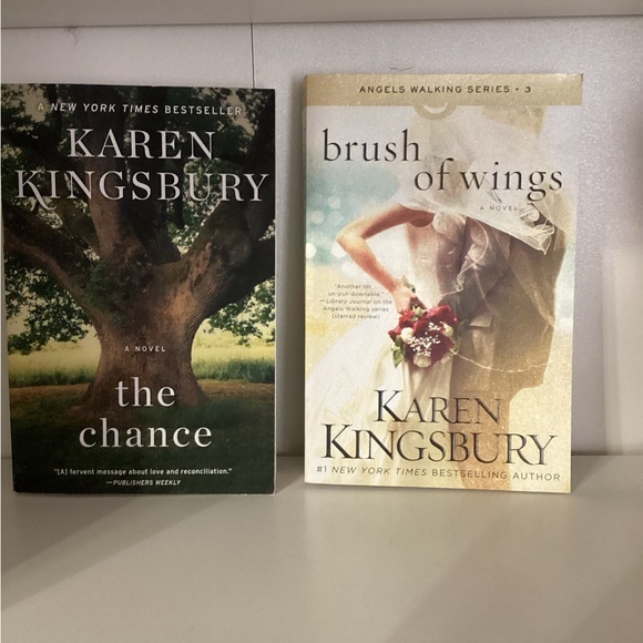 Other - Karen Kingsbury Books The Chance &Brush of Wings